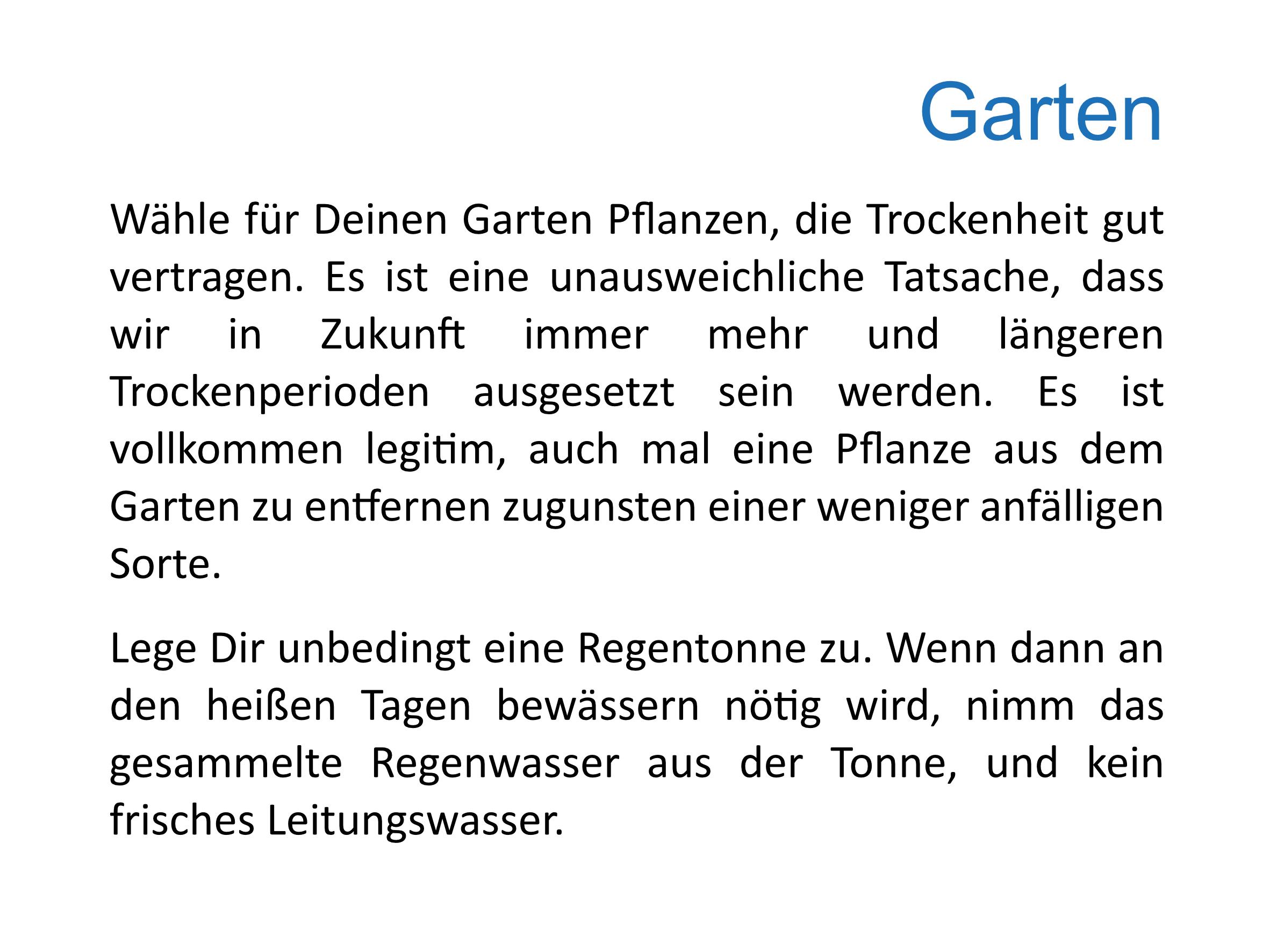 Tipps für den Garten