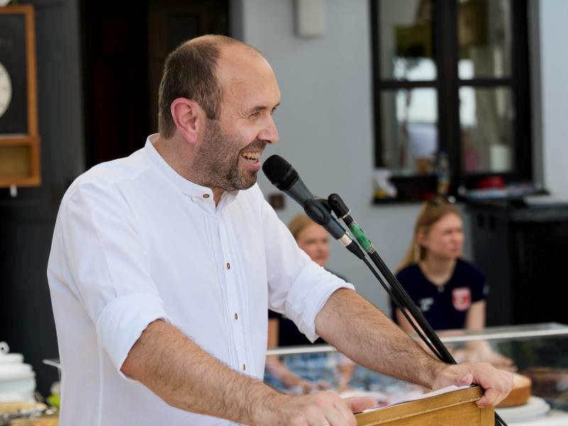 Verbandsvorsitzender Jürgen Nadler bei seiner Ansprache
